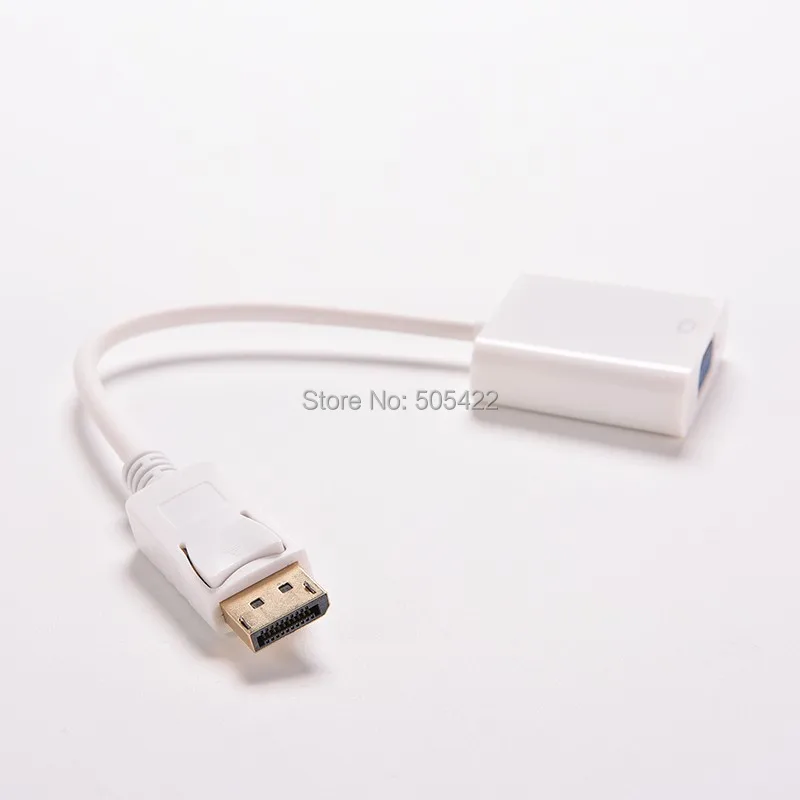 Высококачественный переходник DP DisplayPort папа VGA Мама для ноутбука и ПК доставка