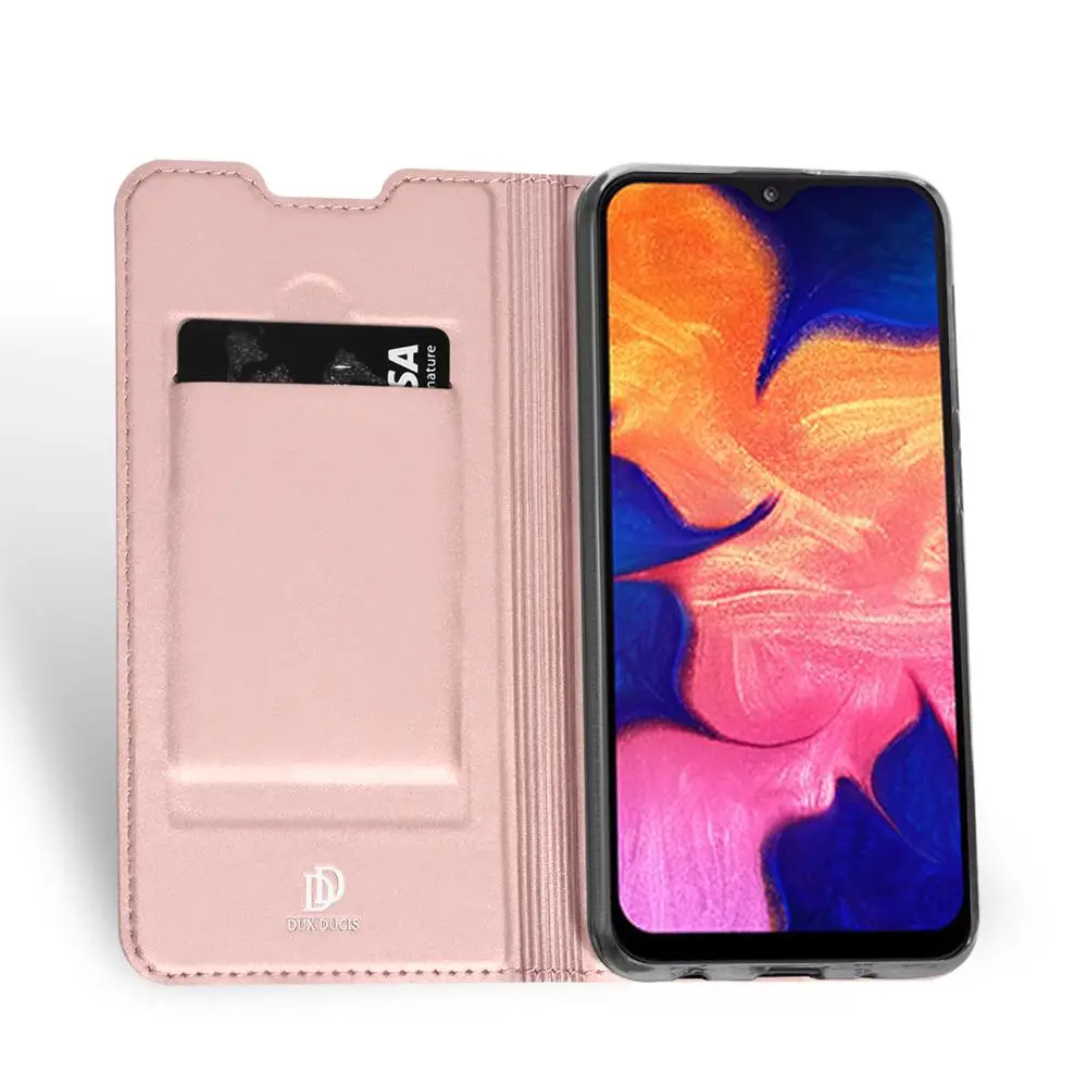 Для Samsung Galaxy A10 A30 A20 A40 A50 A70 чехол для телефона модный кожаный PU Мягкий край стенд