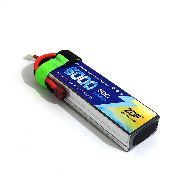 Аккумулятор ZDF RC Lipo 3S 11 1 В 6000 мАч 50C Max 100C для Traxxas AXIAL SCX10 II JEEP 1/10 Самолет Вертолет AKKU 2