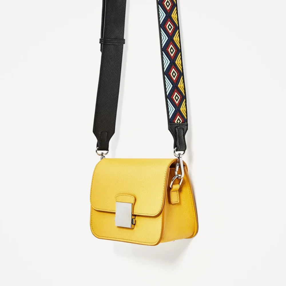 

Bags for women handbag designer Small yellow bag spring and summer fashion new shoulder messenger bag Flower pattern handle
