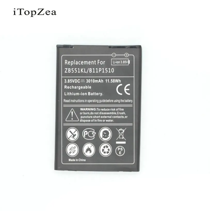 ITopzea 10x301 0mAh/11.58Wh B11P1510 /C11P1510 сменный литий-ионный аккумулятор для ASUS ZenFone Go TV ZB551KL X013DB