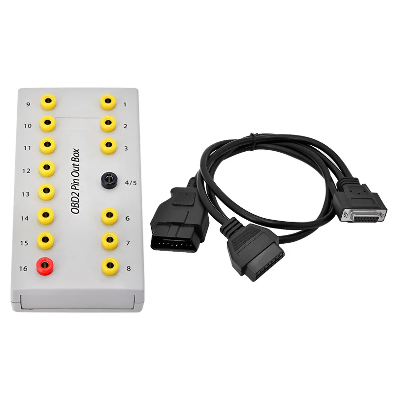 10 предметов/Лот размер с OBDII секционная коробка OBD2 булавки из окна автомобиля