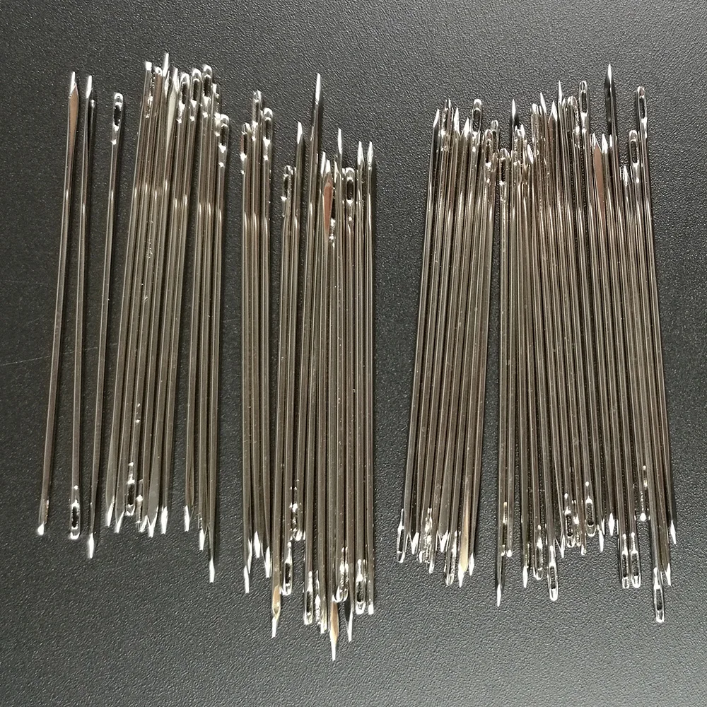 100 шт. швейные иглы для кожи 1 #4 7 см|sewing needles|leather needle sewingneedle sewing |