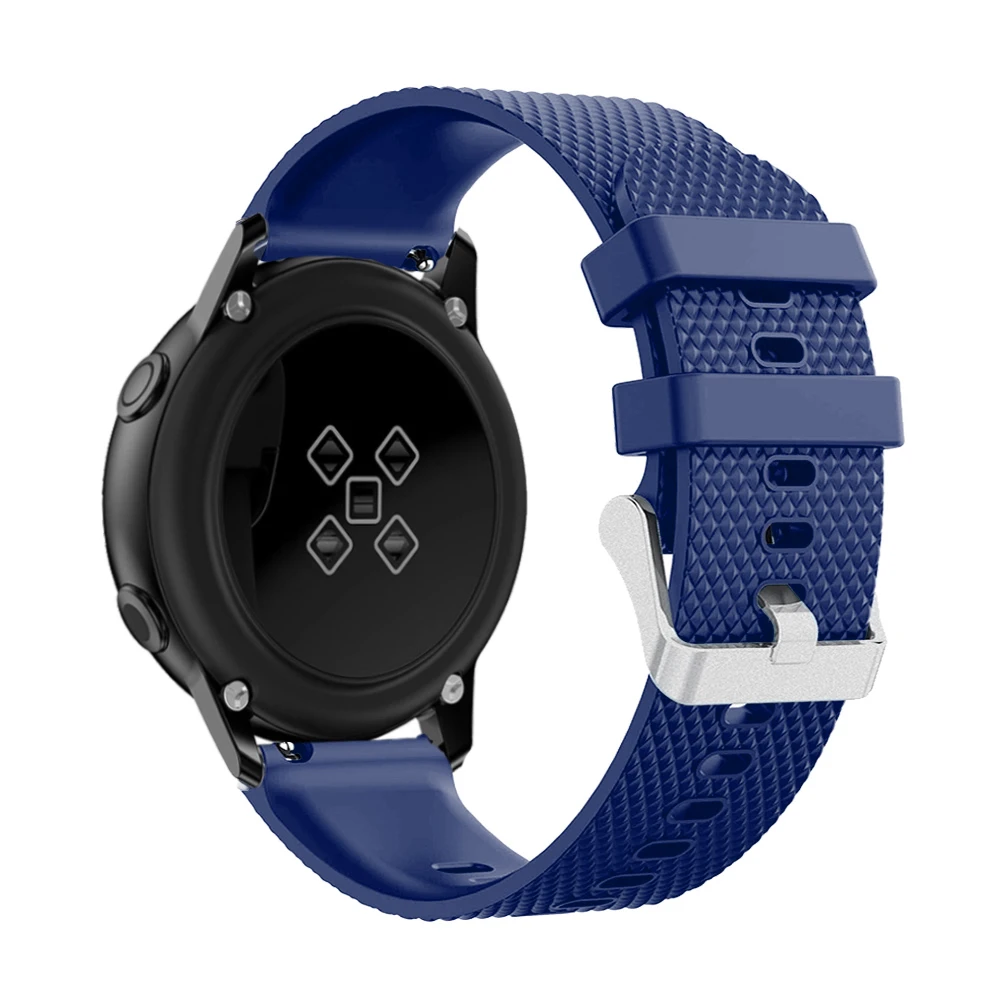 20 мм ремешок для часов силиконовый Samsung Galaxy watch Active band умные ремешки сменные Gear S2