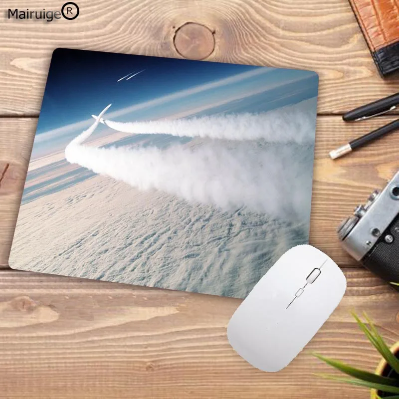 Модный коврик для мыши Mairuige Plane In The Cloud с персонализированным дизайном