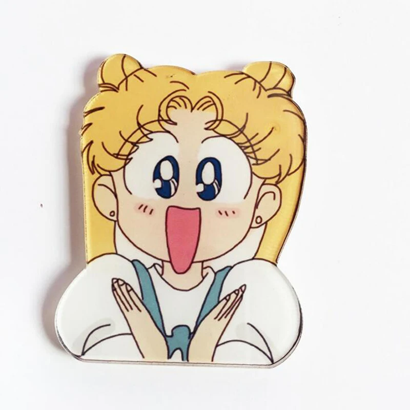 1 шт. мультяшная Милая брошь из бобра с фруктами Акриловые броши значок для