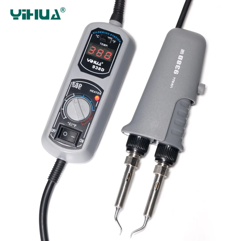 Паяльная Пинцет YIHUA 938D SMD ремонтная наладочная станция электрические
