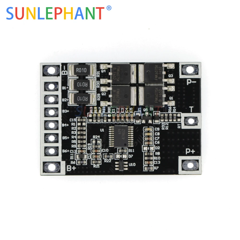 Литиевая батарея 6S 8A 10A 18650 зарядное устройство PCB плата защиты BMS с