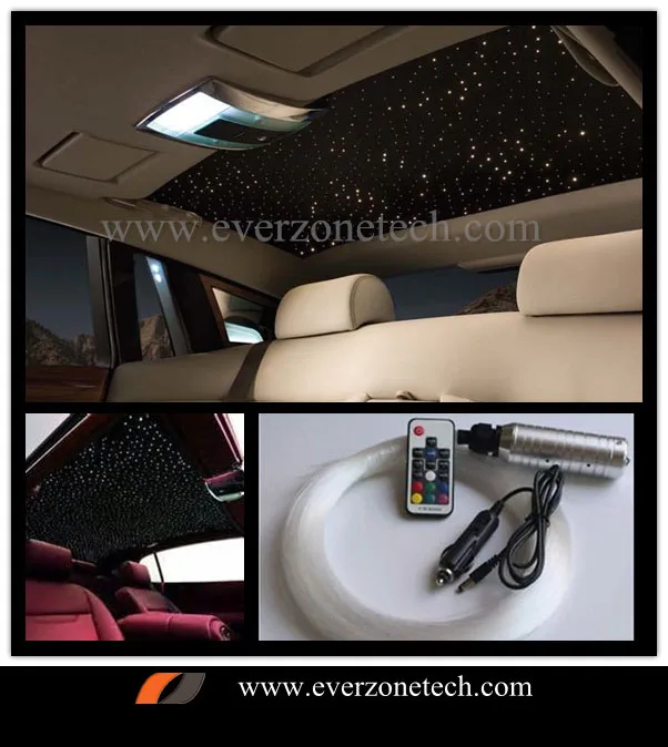 Светодиодный светильник звездного неба из волоконного волокна 12 В 200 шт. 0 75 мм (100