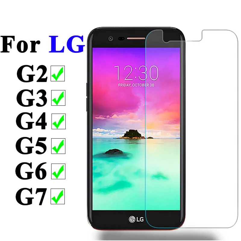 Для LG G7 Защита экрана для G6 Премиум Закаленное стекло G2 G3 G4 G5 G 2 3 4 5 6 7 Защитная