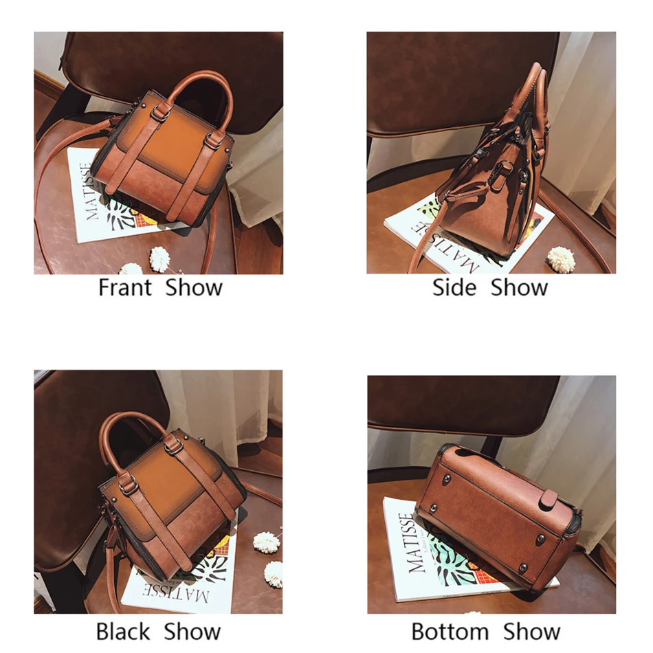 Новая Винтажная женская сумка мессенджер LONOOLISA роскошные сумки женские