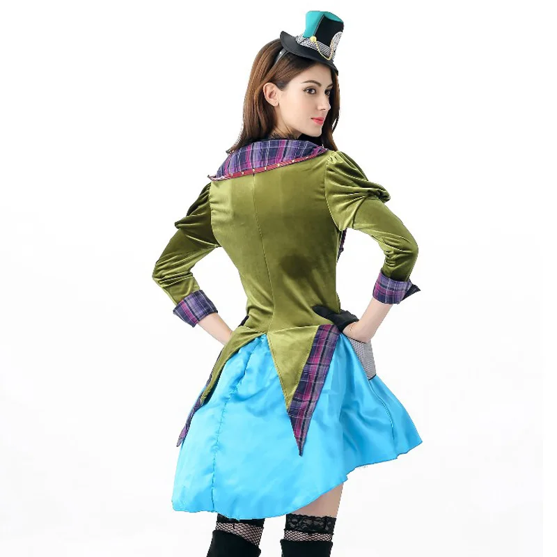 Новый женский сексуальный костюм магики принцессы Эротическое Мини Платье Алиса