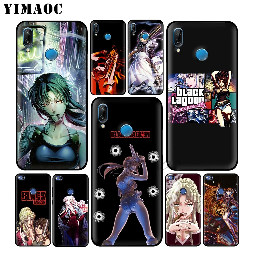 YIMAOC Черная Лагуна аниме мягкий чехол для huawei P30 P20 Pro P10 P9 P8 2015 2017 P Smart Plus Z 2019 Nova 5i 4 3 3i