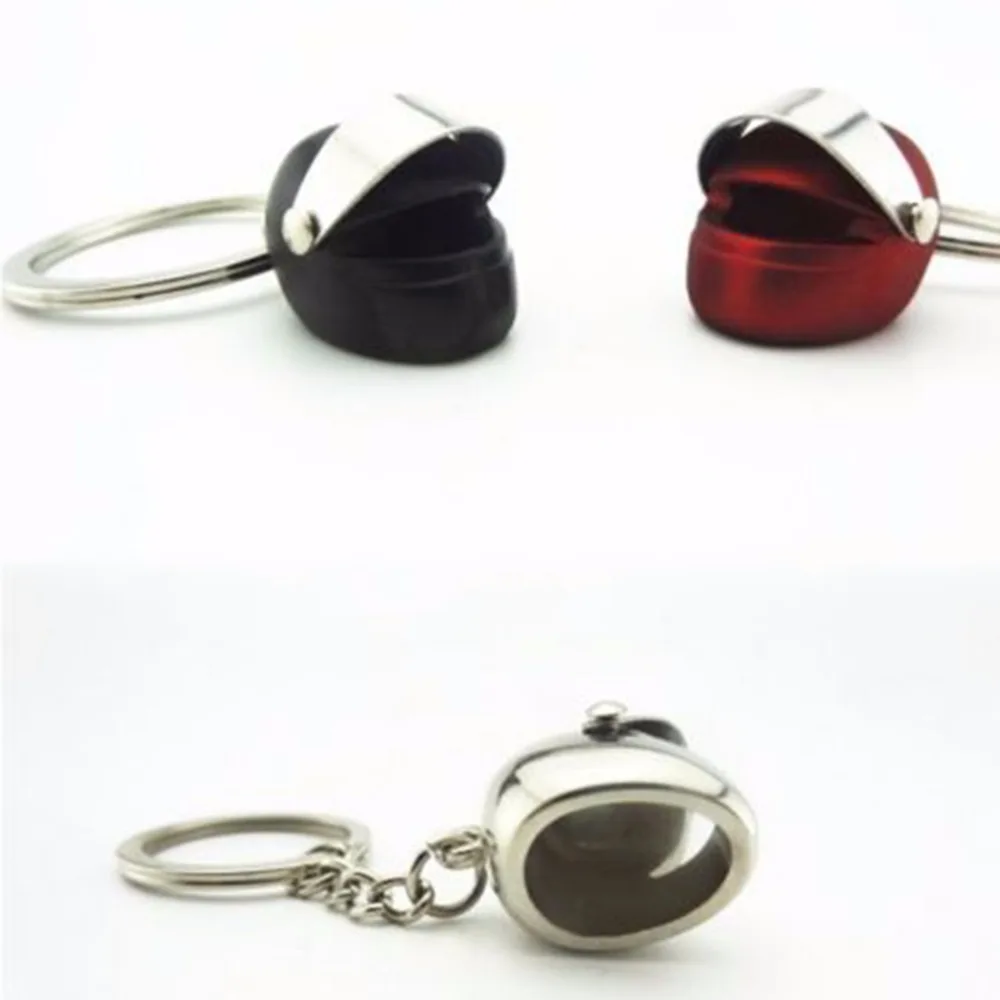 1pc 3 Colors Motorcycle Helmet Key Chains Trendy Car Purse Bag Gift Keyring Men Women Alloy Ring Wholesale | Украшения и