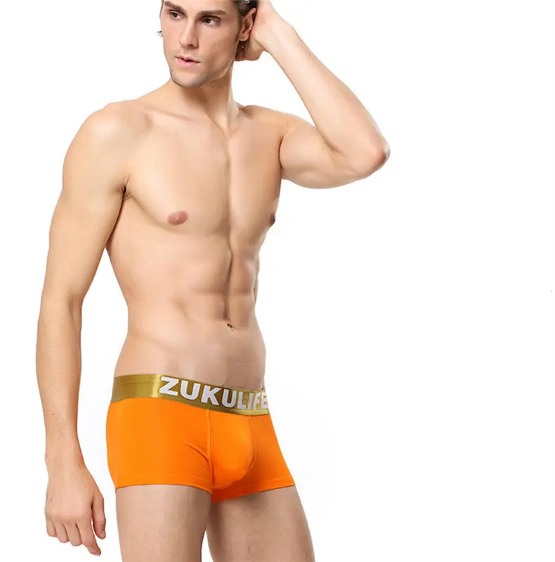 Мужские трусы 4 шт./партия нижнее белье Модальные боксеры мужские сексуальные
