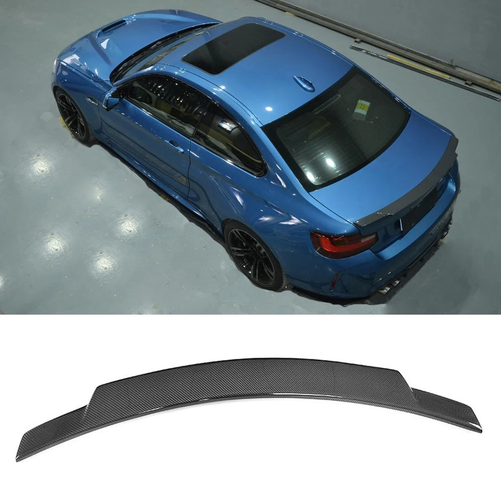Задний спойлер из углеродного волокна F22 F87 для BMW 2 серии Coupe &amp M2 228i 230i 220i M235i M240i