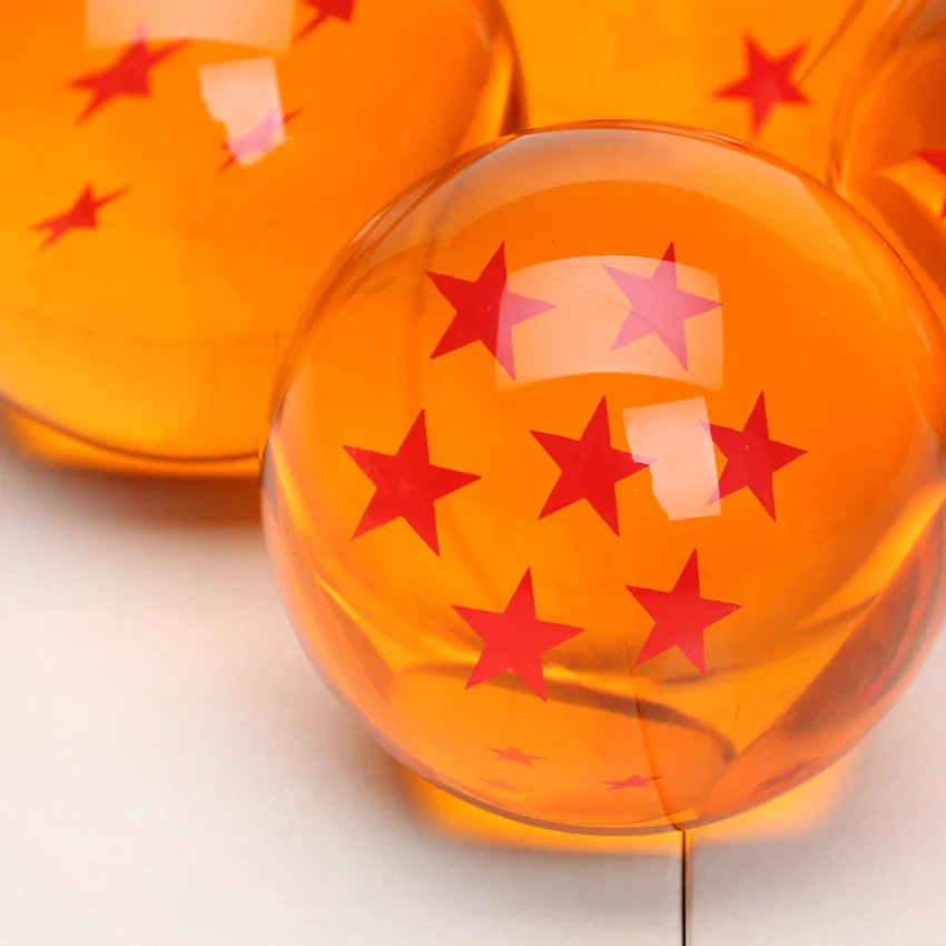 7 шт./компл. 3,5 см 4 см 5,7 см Япония аниме Dragon ball Z звезда, кристаллический шар полный набор в коробке классические Фигурки игрушки Смола
