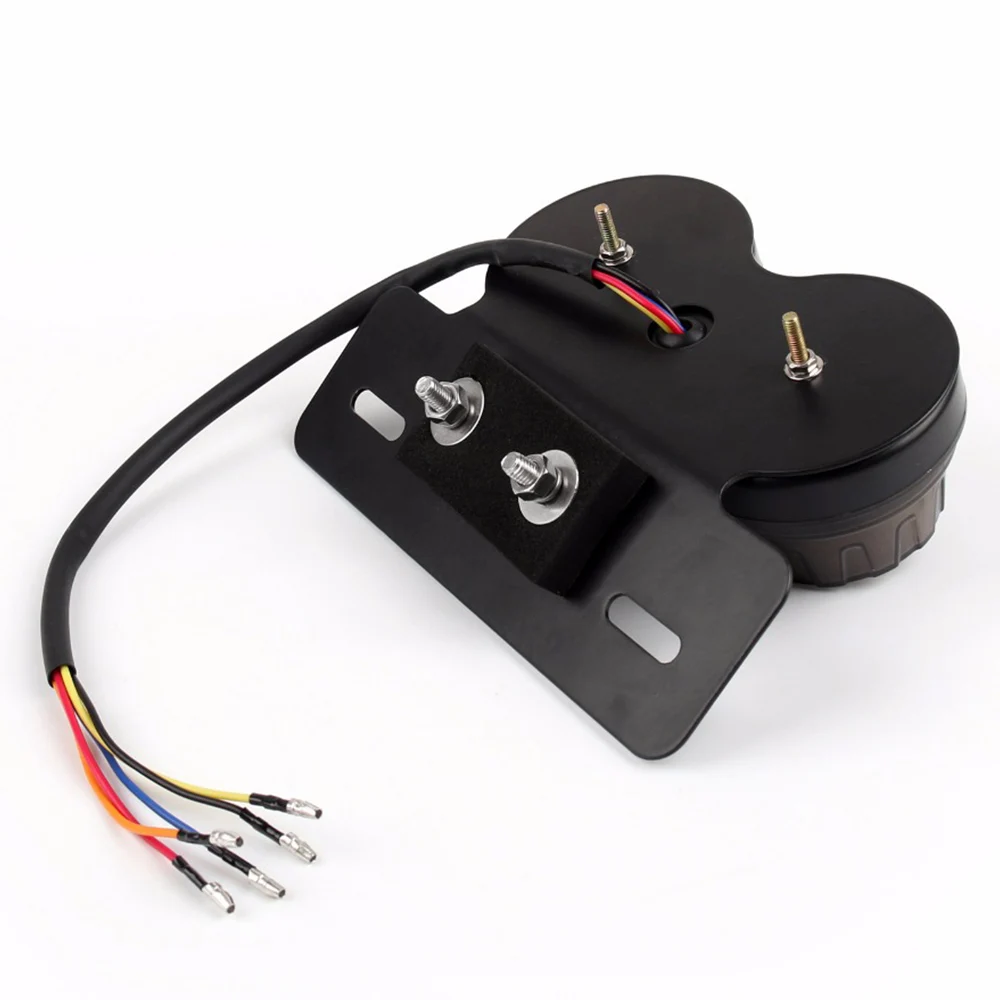 

3 Colos Motorcycle LED Tail Light 12V Dual LED Light Stop Motorcycle Light Generic Integrated Tail
