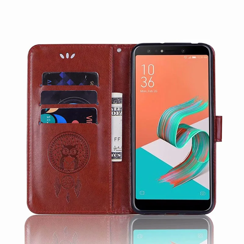 Для Asus Zenfone 5 Lite ZC600KL чехол Чехол из искусственной кожи с защелкой для кошелек