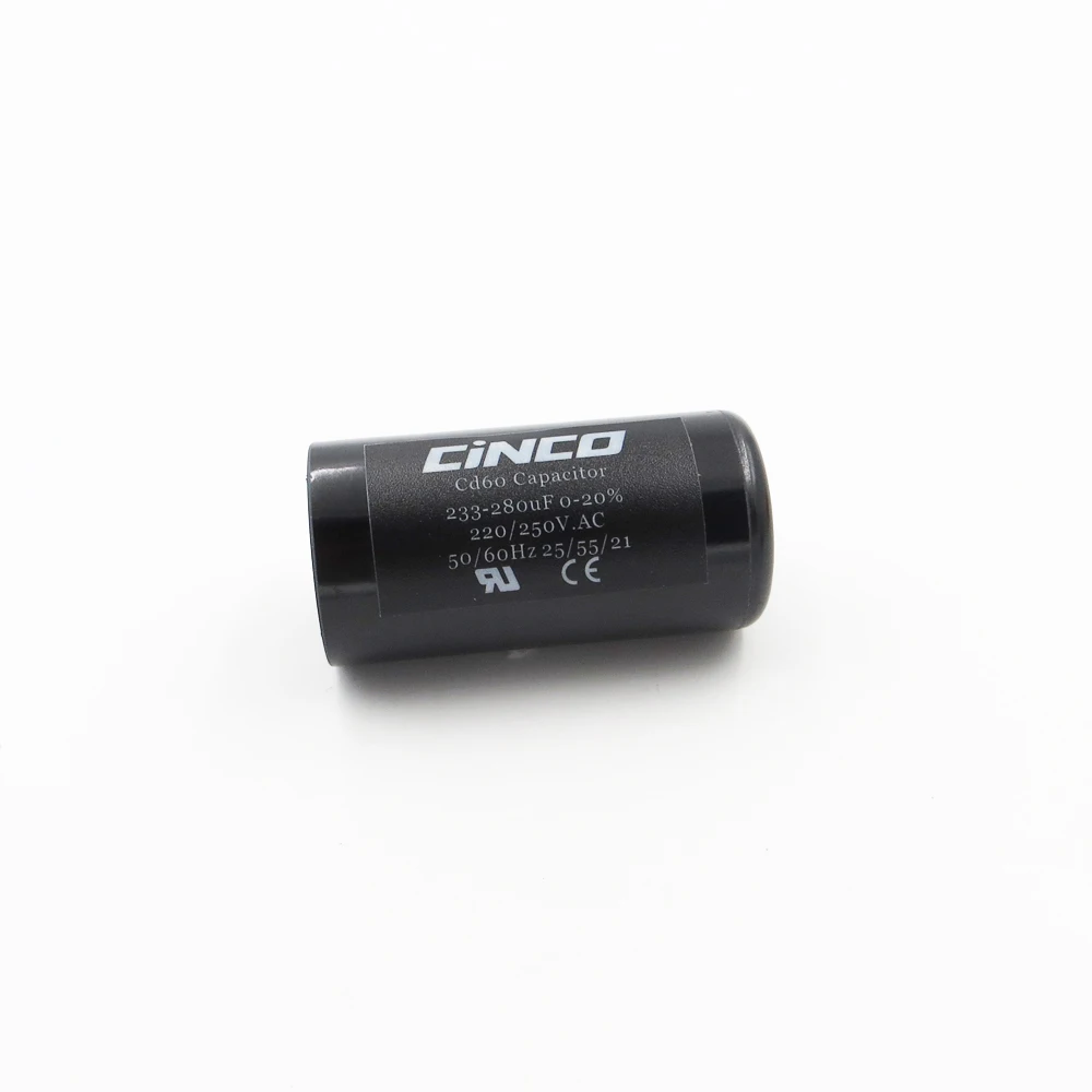 5 шт./лот CD60 пусковые конденсаторы двигателя 233-280 233-280MFD 220V 250V 275V mf uf компрессор HVAC