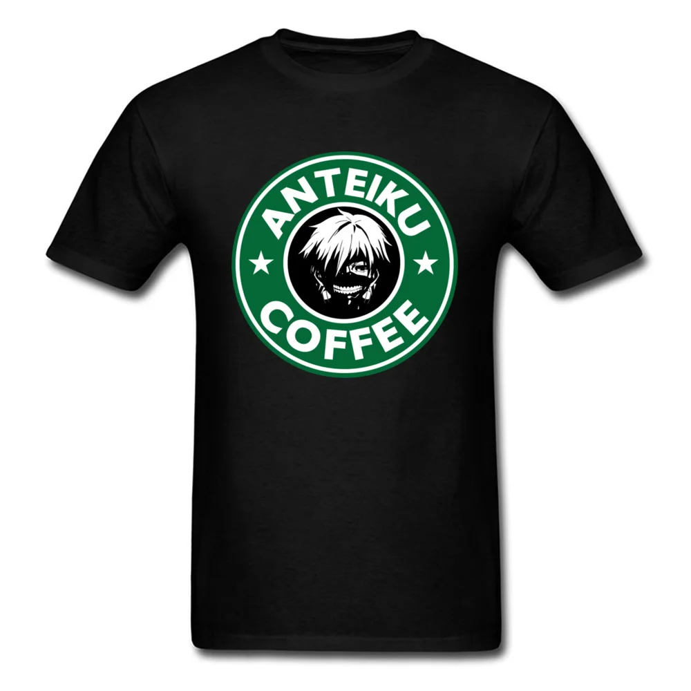 

Anteiku Coffee T Shirt Tokyo Ghoul T-shirt Men Black Green Tops Unique Anime Lover Tees Japan Style Youth Clothes Cotton No Fade