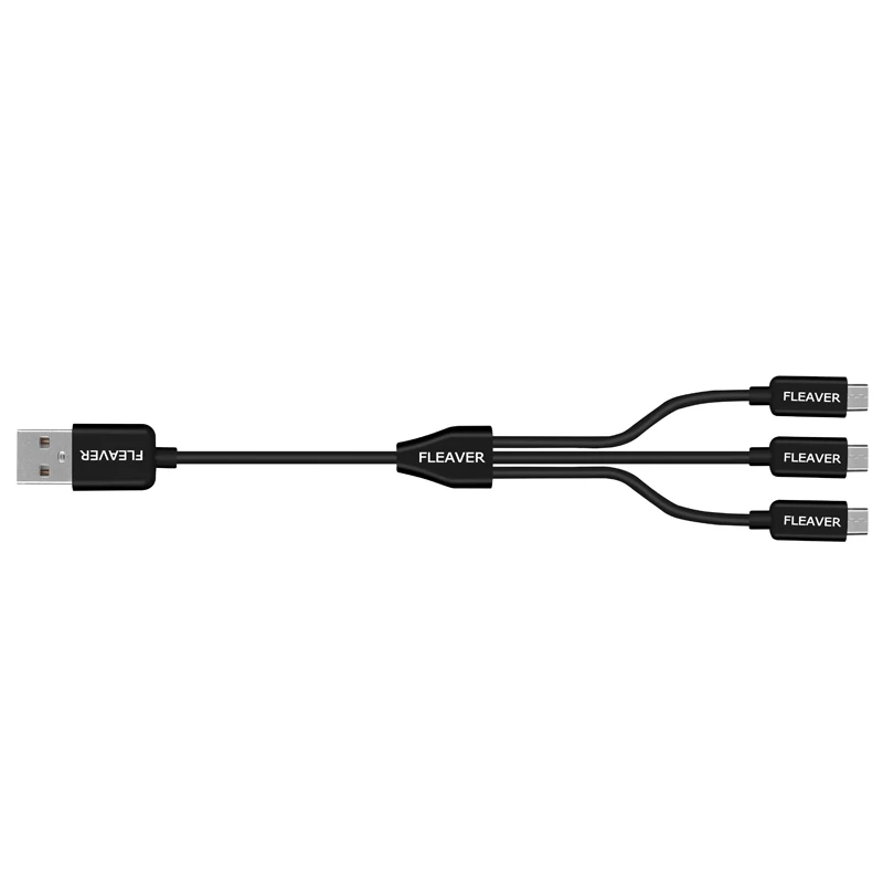 FLEAVER Micro USB кабель 3 в 1 Micro USB кабель для зарядки данных для телефонов android 1 метр