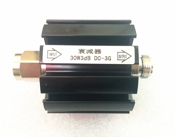 

Free Shipping N Male to N Female Conenctor DC-3GHz 25W 30W 3dB Attenuator
