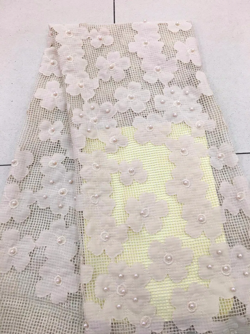 

Big on sale African tulle mesh lace fabric African flower embroidery french lace fabric 9 color available TS6293