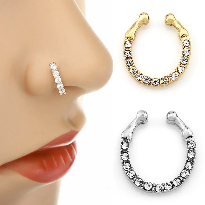 1 шт в нос кольцо ложная спиральный для хряща серьги Daith уютно Rook на козелок