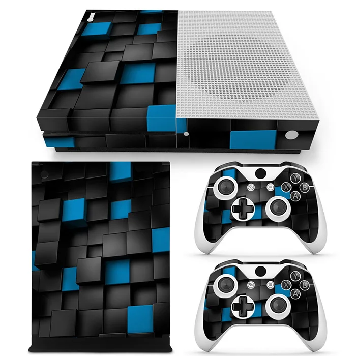 Для Xbox one s Наклейка на консоль и 2 контроллера наклейка для XBOX ONE S виниловая
