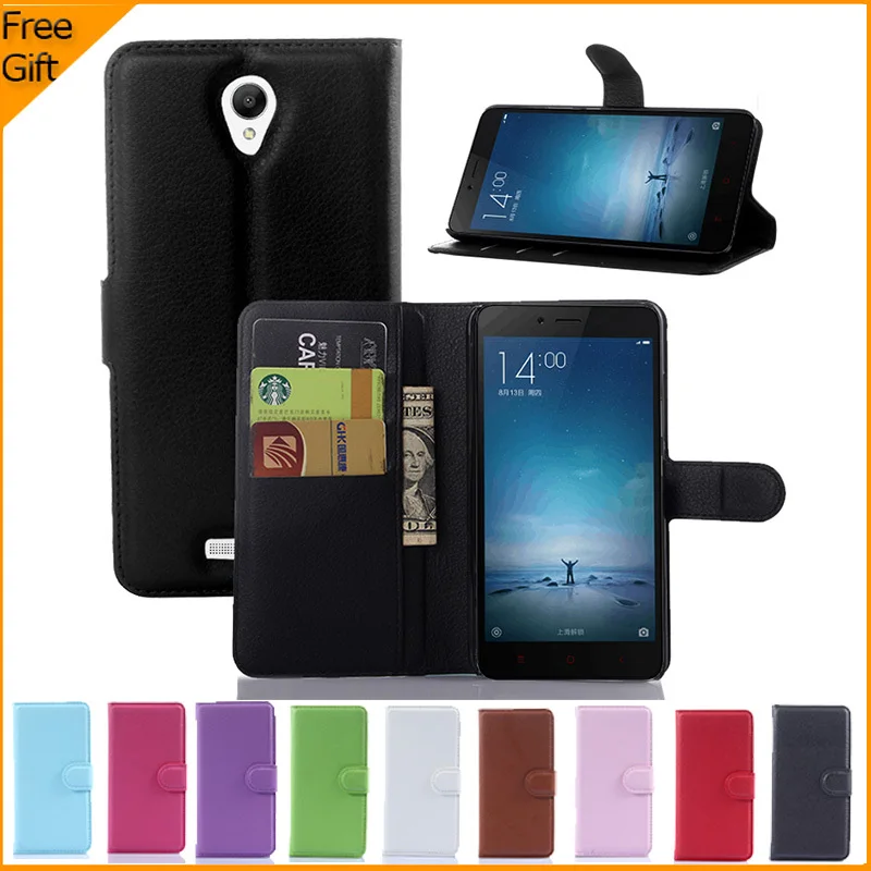 Новый роскошный оригинальный чехол книжка из искусственной кожи для Xiaomi Redmi Note 2