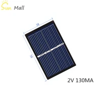 mini poly solar panel 2v 130ma for mini solar panel charging and generating electricity 5838mm
