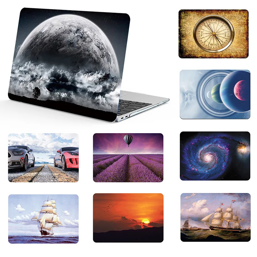 Чехол с рисунком для ноутбука Macbook Air 11 13 дюймов чехол Pro Retina сенсорная панель 12 15