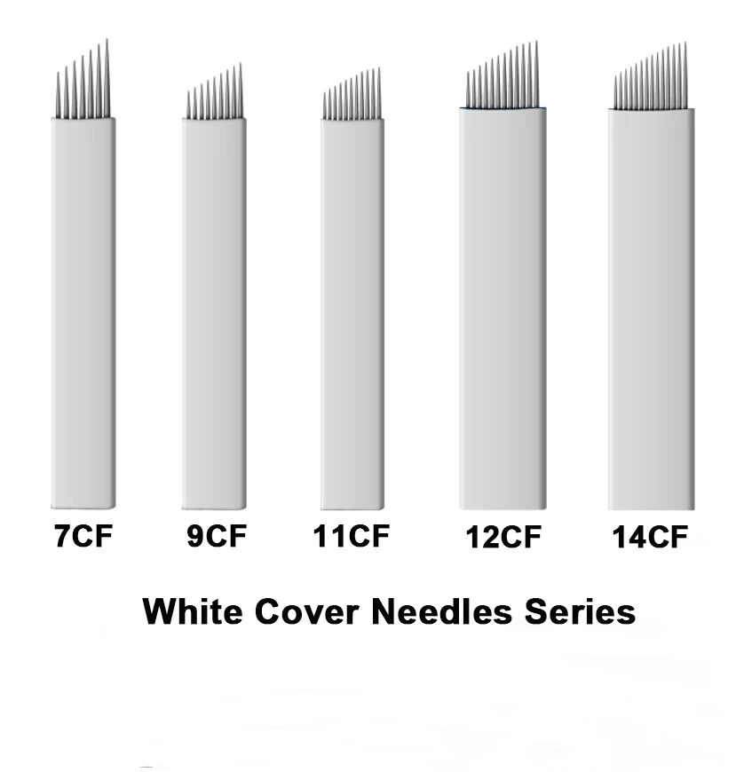 

10pcs Professional Disposable Microblading Needles for Microblading 3D Embroidery Pernement Makeup Tattoo Eyebrow Machine Tools