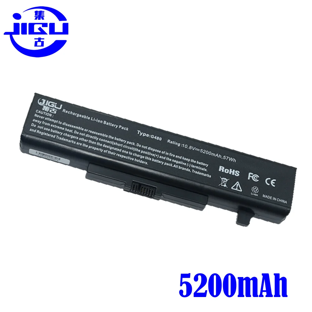Новый аккумулятор JIGU на 6 ячеек для ноутбука LENOVO G580 Z380 Y480 G480 V480 Y580 L11S6Y01 L11L6Y01 G580AM