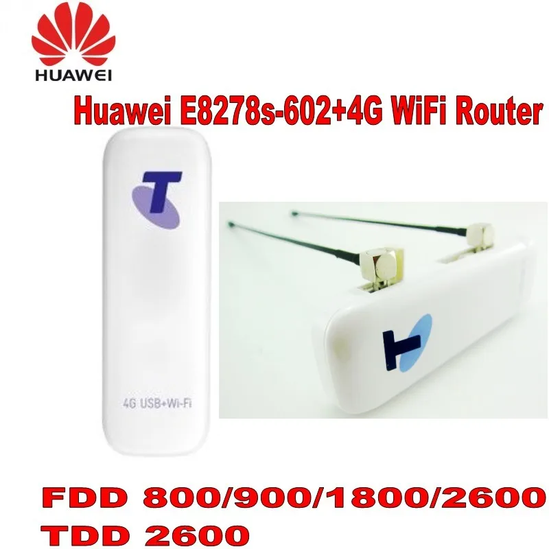 Разблокированный HUAWEI телефон FDD800/900/1800 МГц TDD2600Mhz 4G USB WIFI роутер плюс 2 шт. 4g
