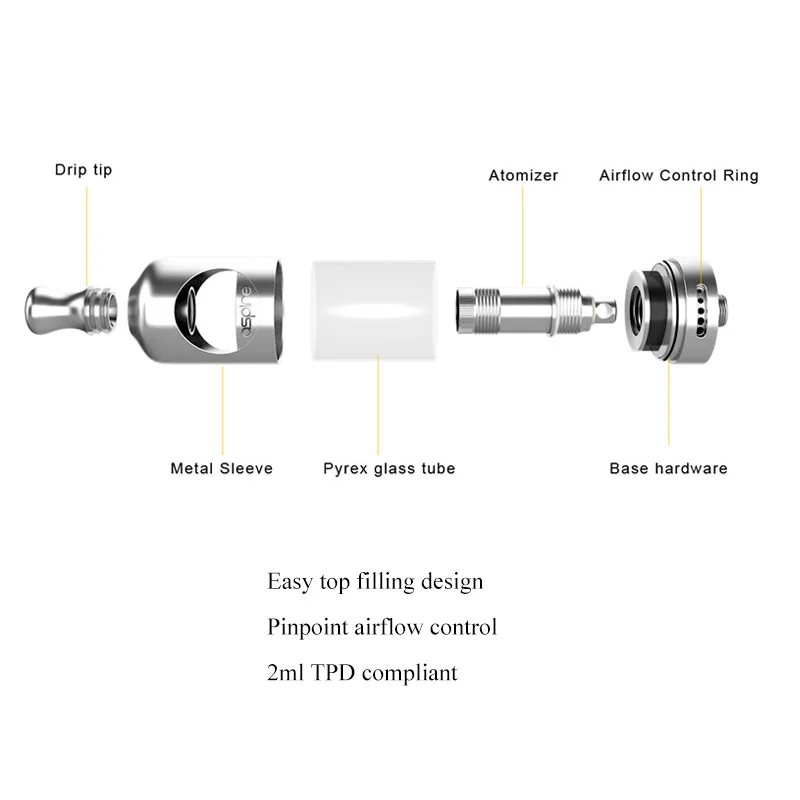 Оригинальный Aspire Nautilus 2 танк и 5 шт. nautilus BVC 0.7ohm катушки мл TPD распылитель подходит