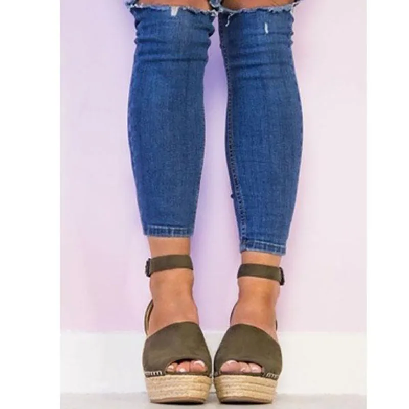 Летняя обувь COSIDRAM с открытым носком модная удобная женская пляжная большой