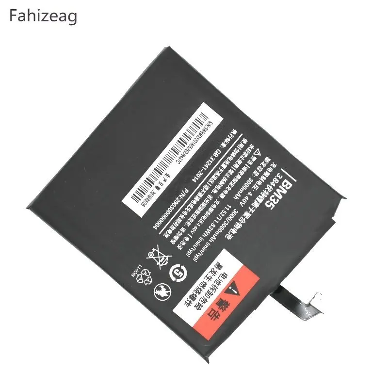 Fahizeag 3000 мАч BM35 запасная батарея для мобильного телефона Bateria Batterij аккумуляторов