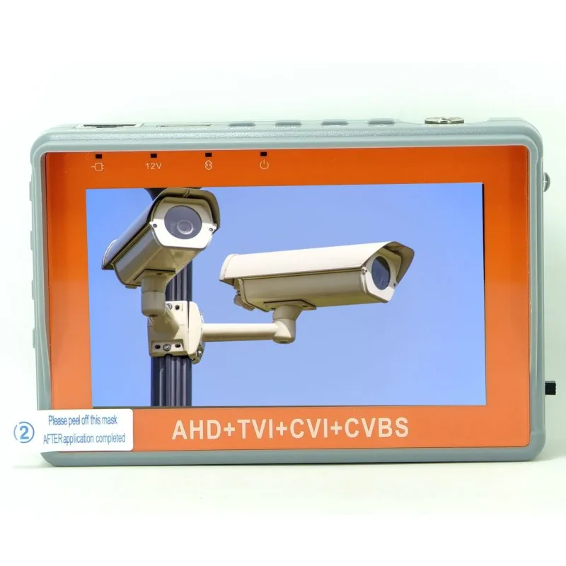 Новая версия 4 3 дюймовый коаксиальный HD камера тестер IV7W 5MP AHD TVI CVI CVBS CCTV монитор с
