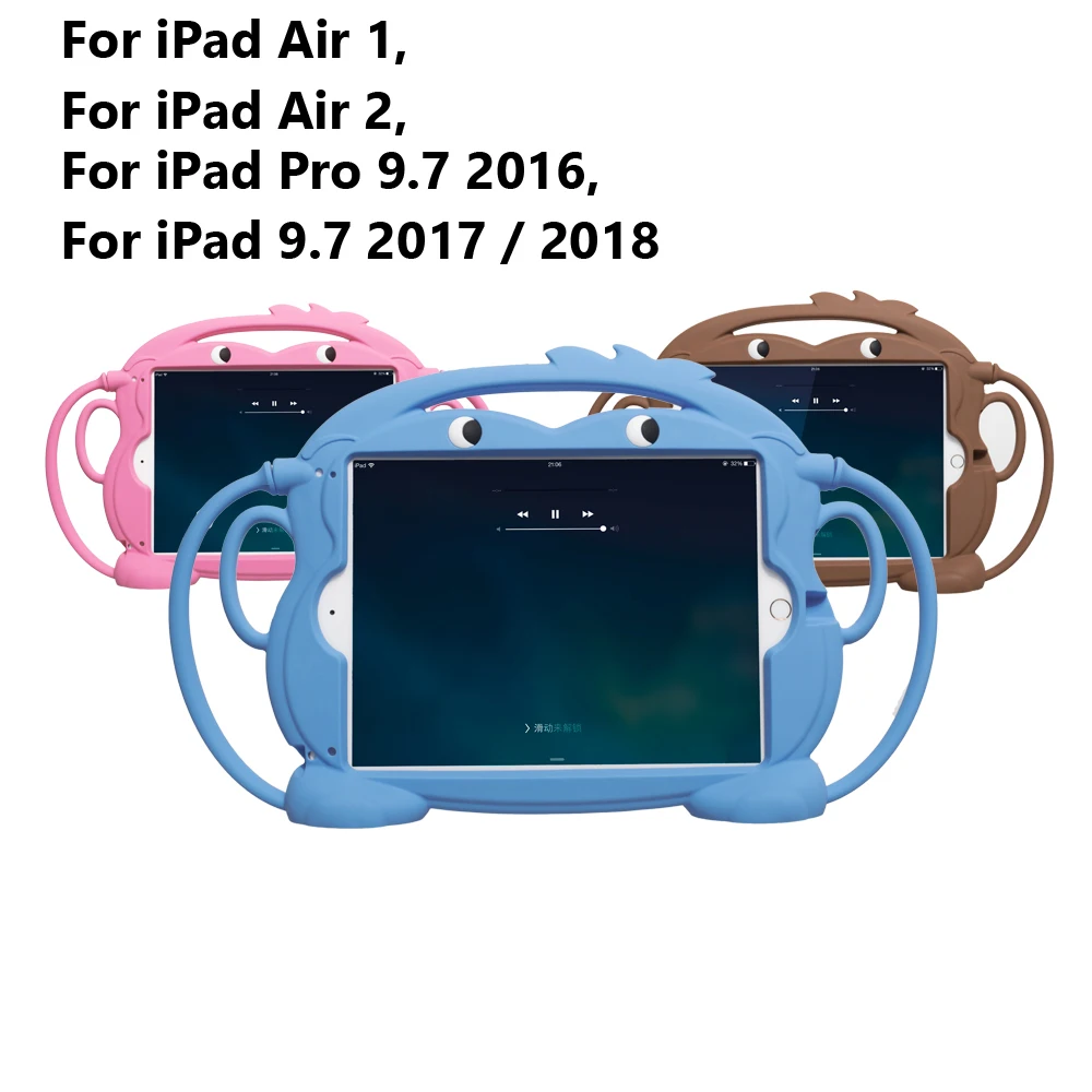 Моющийся противоударный силиконовый мягкий чехол для iPad 9 7 2017 2018 Pro Air1 2 планшета