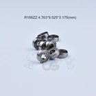 R166z R166ZZ 4,763*9,525*3,175 (мм) 10 шт., металлические Подшипники R166, герметичные, бесплатная доставка, металлические подшипники из хромированной стали, фурнитура для подшипников в стиле ABEC-5