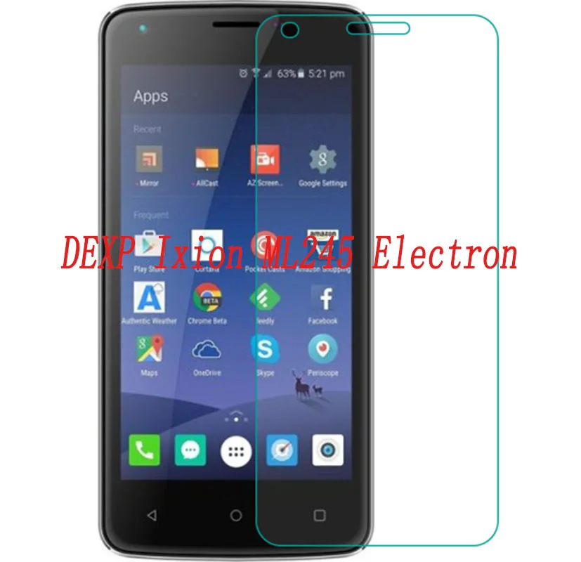 Закаленное стекло для смартфона DEXP Ixion ML245 Electron 9H Взрывозащищенная защитная