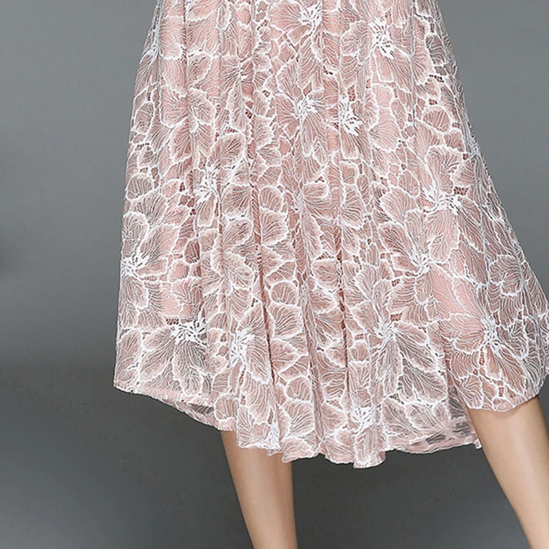 2019 Новое Стильное женское длинное платье с v образным вырезом и длинным рукавом