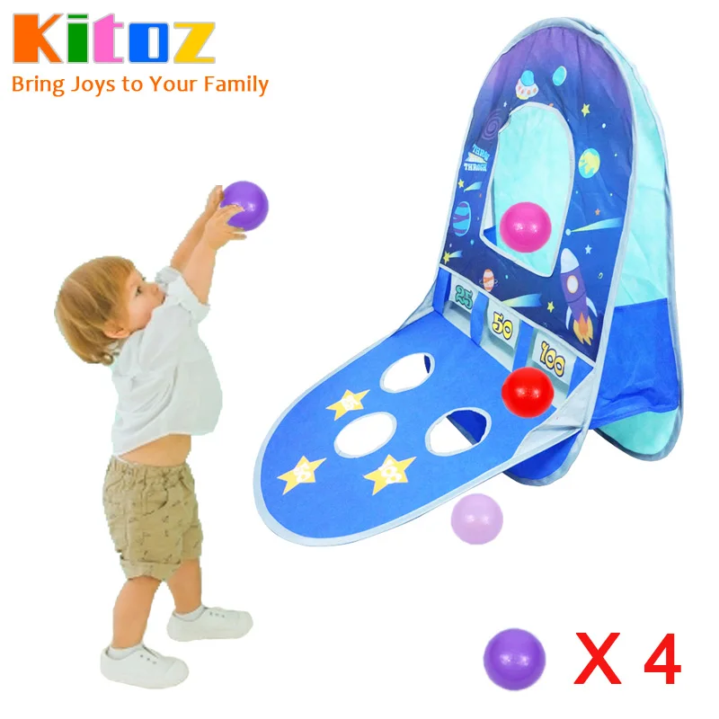 Детская палатка с мячом Kitoz игровой тент для сухого бассейна складной домик Tipi