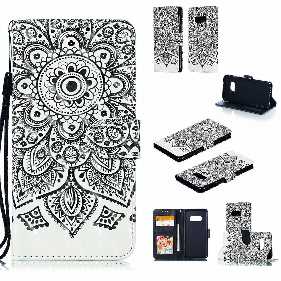 Капа отделение для карт, в которое можно Чехлы samsung A5 A6 A6S A8 A9 звезда S10E S10 S9 J6 плюс J4 Core J2 Pro J260 Note9 бабочки D02Z