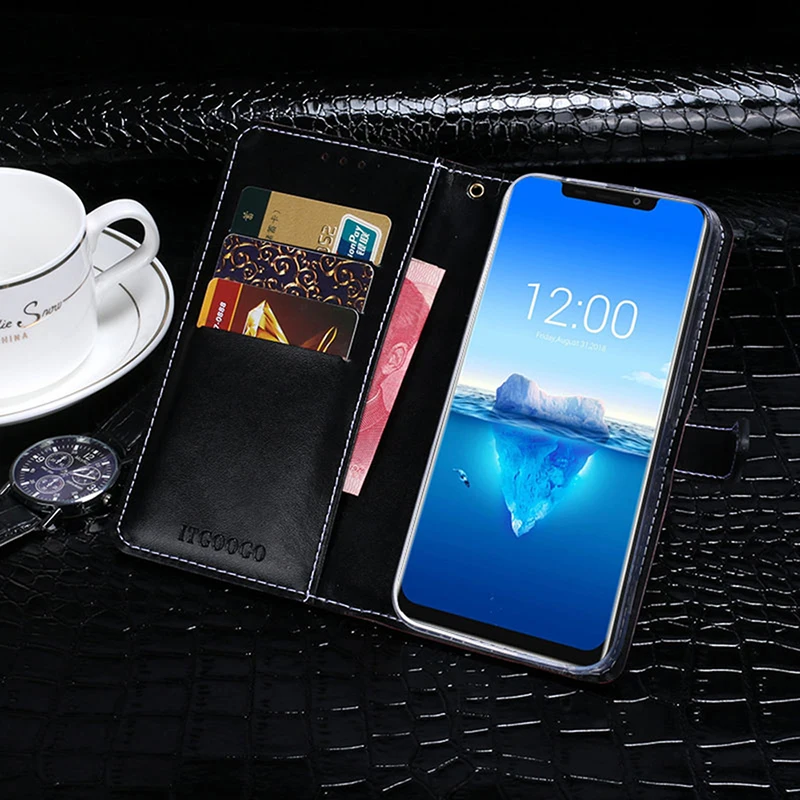 ITien прочный роскошный Флип кожаный чехол для Oukitel C11 C12 Pro ЗАЩИТА ТПУ силиконовый