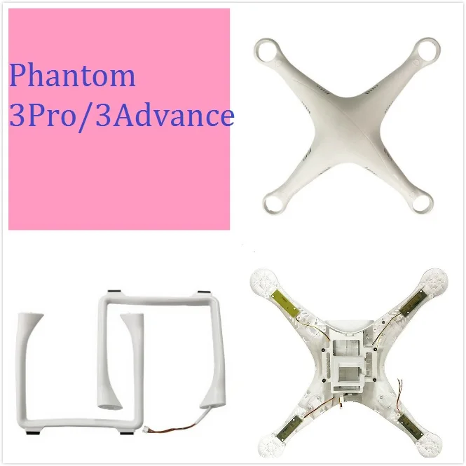 100% оригинальный корпус DJI Phantom 3 Pro / Advance Body верхний нижний шасси для Phontom P 3A