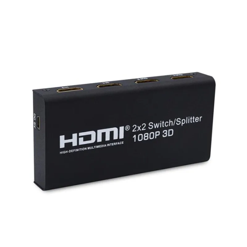 2x2 HDMI переключатель сплиттер Универсальный 10 М Входное Расстояние Поддержка 1080P 3D