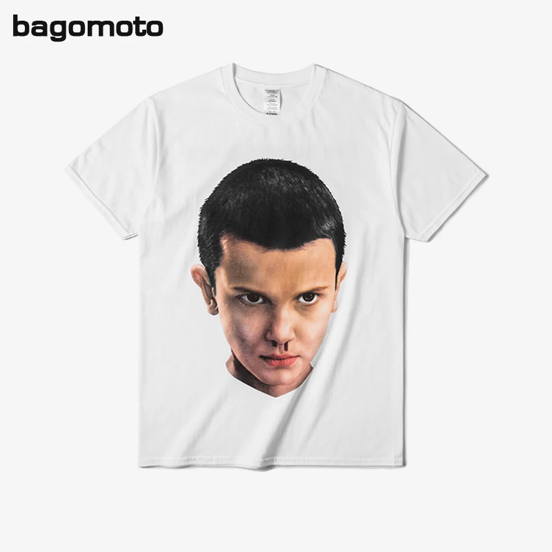 BAGOMOTO Лето 2017 г. магические персонажи одиннадцать для мужчин футболка бренд